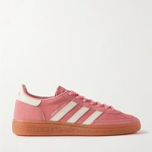 Adidas + Sporty & Rich Handball Spezial leather-trimmed suede sneakers